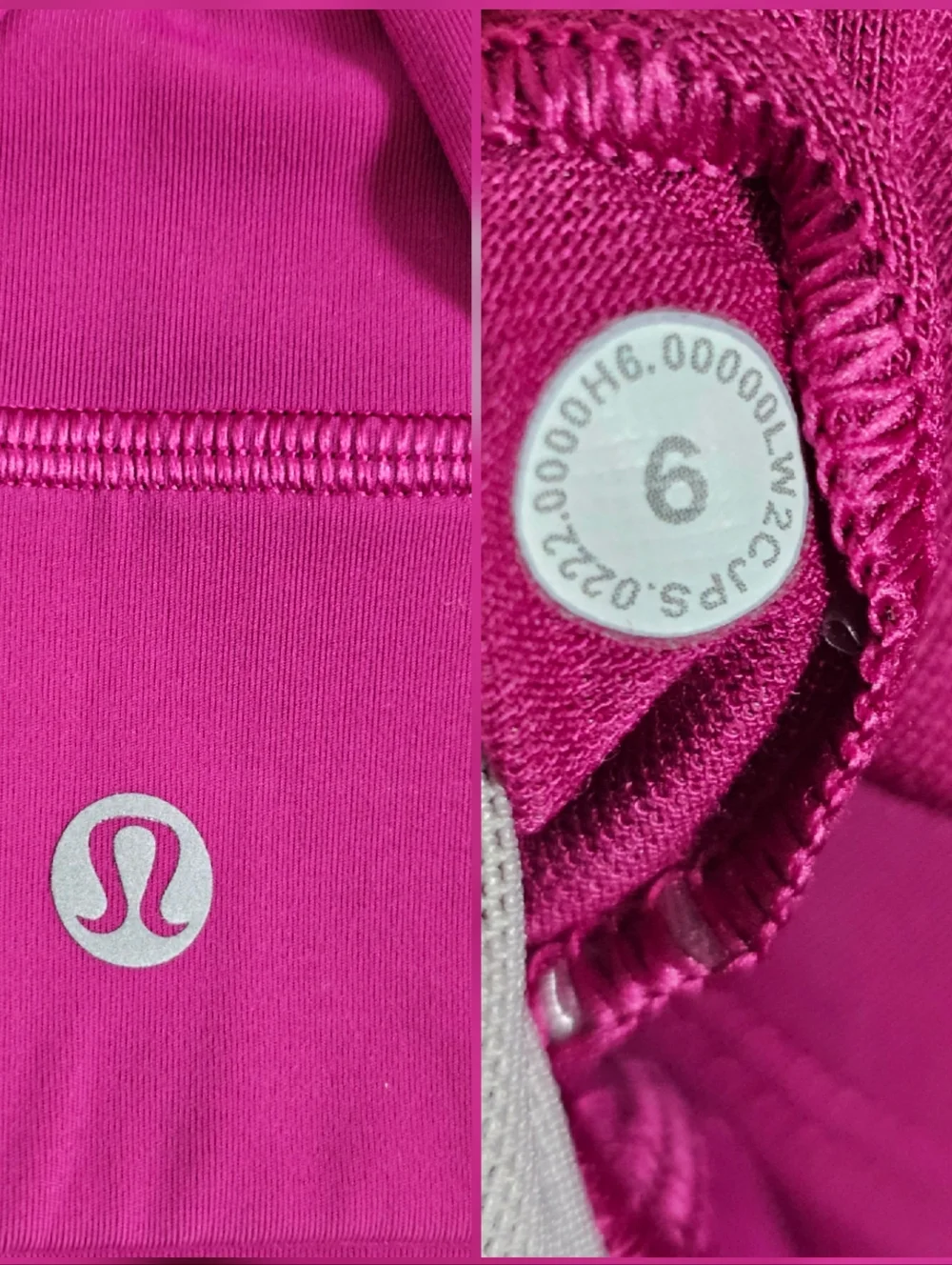 Lululemon Energy High Neck Longline Tough Bra Magenta Purple